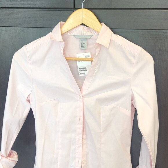 Women's Topshop Monochrome Knit Vest + H&M Blouse(New) - Size 2 - Picture 6 of 7